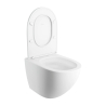 Miska toaletowa wisząca SILENT POWER z deską wolnoopadającą OTTAWA COMFORT 54x37cm biały mat OMNIRES OTTAWACSPMWBM