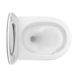 Miska toaletowa wisząca SILENT POWER z deską wolnoopadającą OTTAWA COMFORT 54x37cm biały mat OMNIRES OTTAWACSPMWBM
