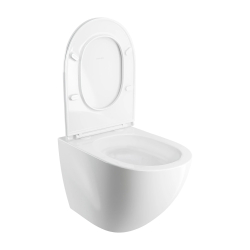 Miska toaletowa wisząca SILENT POWER z deską wolnoop. OTTAWA COMFORT 54x37cm biały połysk OMNIRES OTTAWACSPMWBP