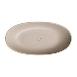 Wanna wolnostojąca SHELL M+ 148x75cm dune beige mat OMNIRES SHELL148WWDB