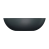 Umywalka nablatowa SHELL M+ 50x32cm black lava mat OMNIRES SHELL500UNBLV