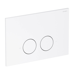 Stelaż podtynkowy z ECO spłuk. + MINIMAL przycisk spłukujący ECO FLUSH SET biały mat OMNIRES STFWCECO1M-RWM