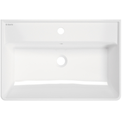 Umywalka ceramiczna nablatowa/ścienna z miejscem na baterię - 61x41 cm DEANTE CDT6U7S
