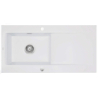 Zlewozmywak ceramiczny 1-komorowy z ociekaczem Sabor bianco DEANTE ZCB_A113