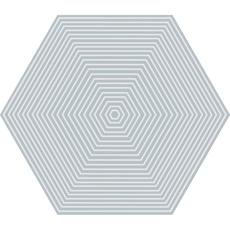 Dekor gresowy Cielo e Terra Blu Geometry 1 MAT 22,1x19,2x0,6 GAT.1 (P.62625)