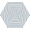 Dekor gresowy Cielo e Terra Blu Geometry 1 MAT 22,1x19,2x0,6 GAT.1 (P.62625)