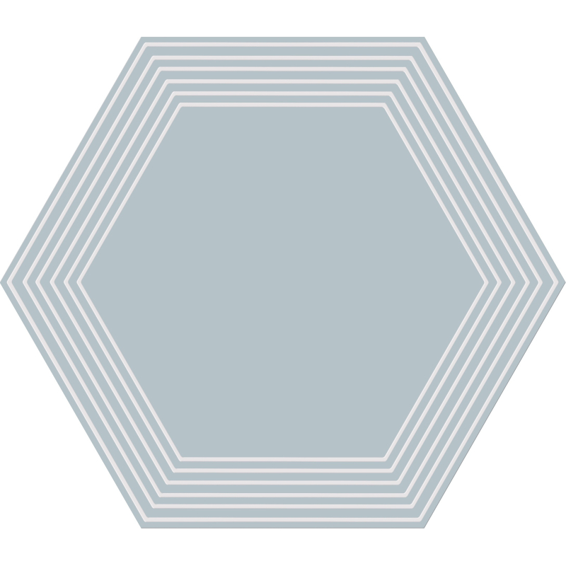 Dekor gresowy Cielo e Terra Blu Geometry 2 MAT 22,1x19,2x0,6 GAT.1 (P.62627)