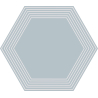 Dekor gresowy Cielo e Terra Blu Geometry 2 MAT 22,1x19,2x0,6 GAT.1 (P.62627)