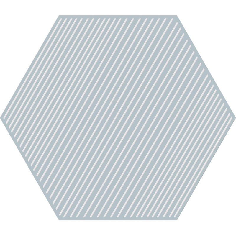 Dekor gresowy Cielo e Terra Blu Geometry 3 MAT 22,1x19,2x0,6 GAT.1 (P.62629)