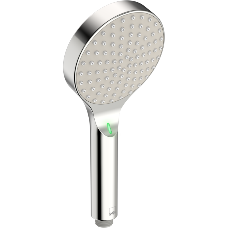 Rączka natrysku, bluetooth chrom/jasnoszare zasilanie własne, bluetooth Hydractiva Digital ORAS 242405