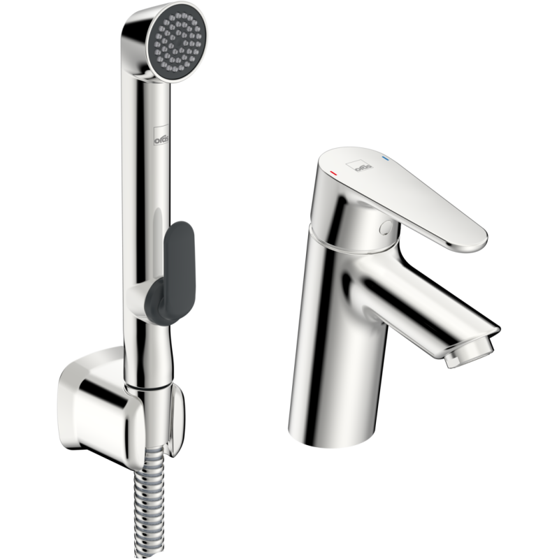 Bateria umywalkowa 1-otworowa chrom jednouchwytowa, bidetta Optima ORAS 2612F