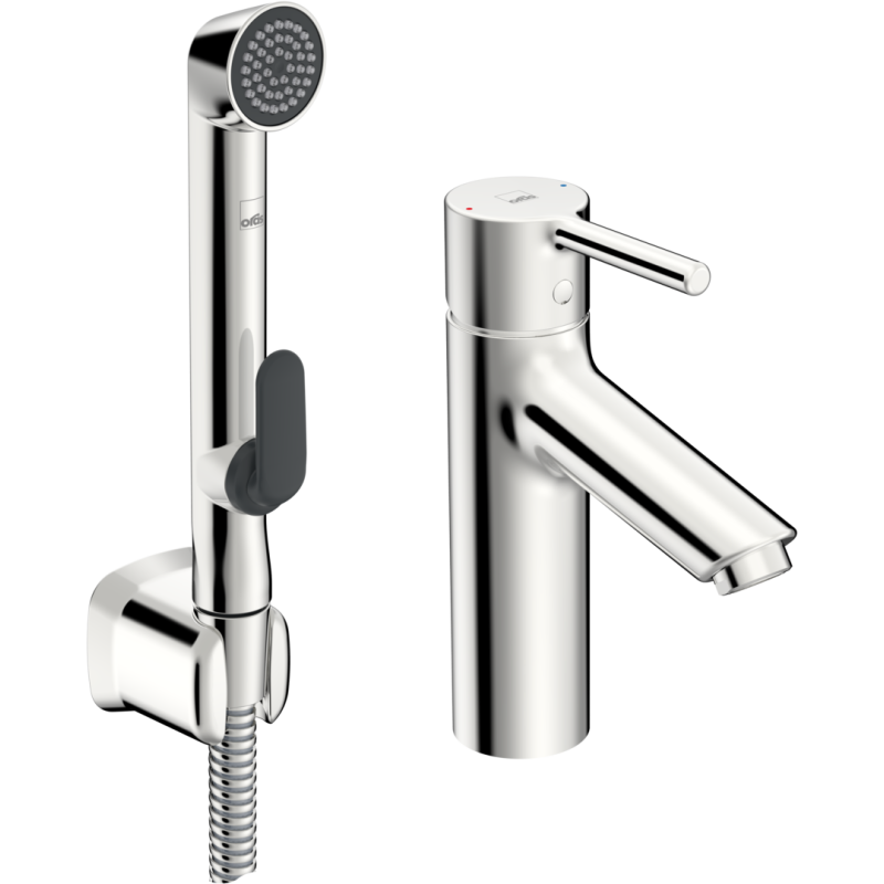 Bateria umywalkowa 1-otworowa chrom jednouchwytowa, bidetta Optima Eco ORAS 2606AF-105