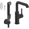 Bateria umywalkowa, 3 v, bluetooth 1-otworowa czarny mat, bidetta, zasilanie bateryjne, Optima Style Hybrid ORAS 2617FHZ-33