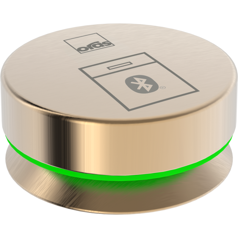 Zawór zdalnego sterowania, 3 v, bluetooth brąz szczotkowany zasilanie bateryjne, bluetooth ORAS 272100-81