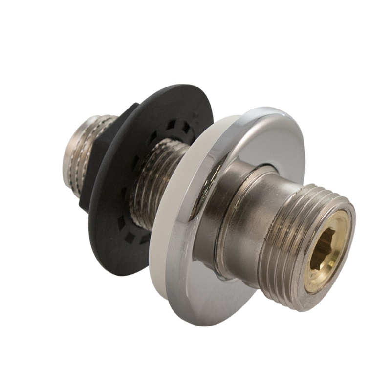 Shower cabin coupling with stop valve chrom ORAS 287525