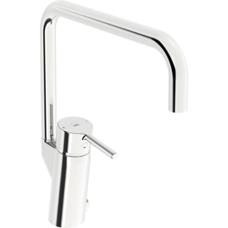 Bateria kuchenna z zaworem do zmywarki, 3 v chrom jednouchwytowa, zasilanie bateryjne, bluetooth Optima Style ORAS 2734FHN