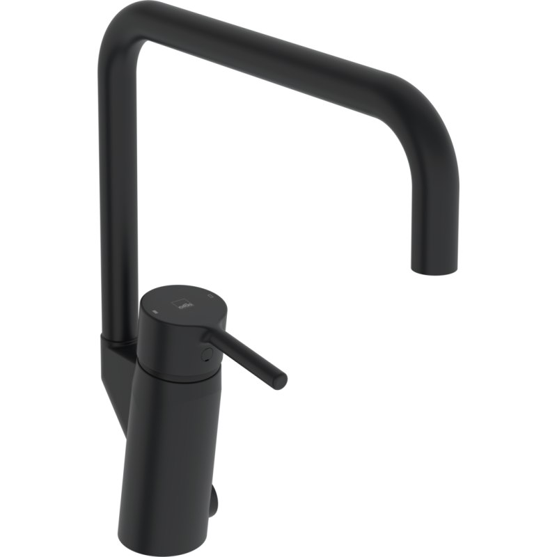 Bateria kuchenna, zawór do zmywarki, 3V czarny mat jednouchwytowa, zasilanie bateryjne, bluetooth Optima Style ORAS 2734FHN-33