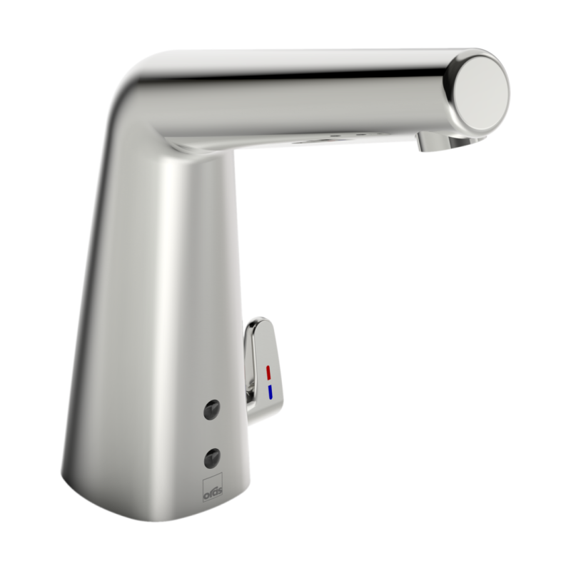 Bateria umywalkowa, 6 V, bluetooth 1-otworowa chrom bezdotykowa, zasilanie bateryjne, bluetooth Inspera ORAS 3016F