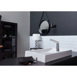 Bateria umywalkowa, 6 V, bluetooth 1-otworowa chrom bezdotykowa, zasilanie bateryjne, bluetooth Inspera ORAS 3016F