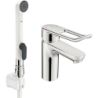 Bateria umywalkowa 1-otworowa chrom jednouchwytowa, bidetta Clinica ORAS 5601B