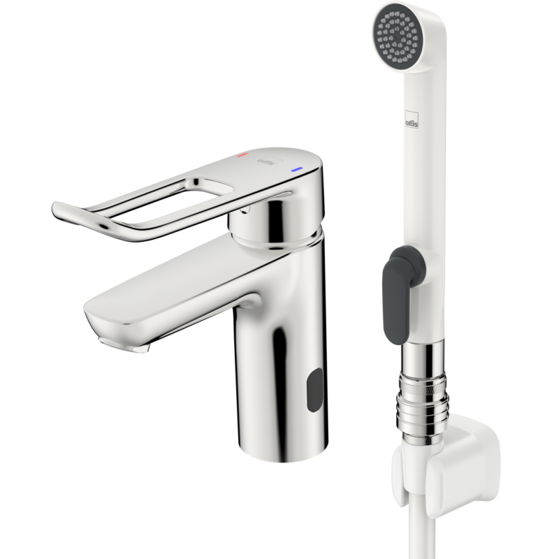 Bateria umywalkowa, 230/9 v, bluetooth 1-otw.a chrom hybrydowa, bidetta, zasilacz w komplecie, Clinica Hybrid ORAS 5602FZ