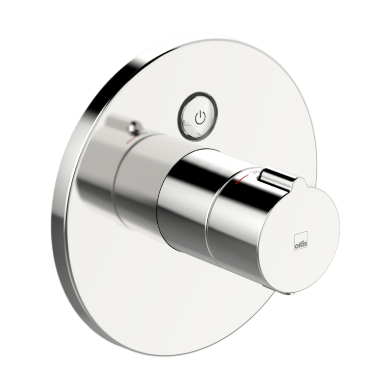Element natynk. do baterii natryskowej, 3V bluetooth chrom, termostat, zasilanie bateria, zewnętrzne, Electra Safety ORAS 6617CZ