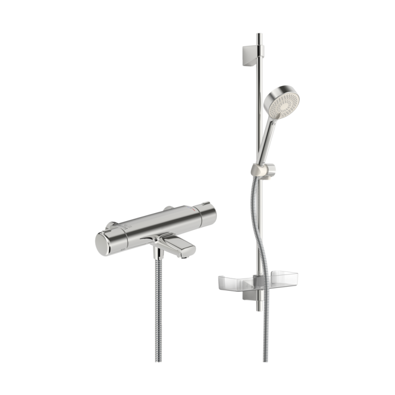 Bateria natryskowa z prysznicem chrom termostatyczna Nova Eco ORAS 7453