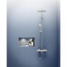 Bateria natryskowa z deszczownicą chrom termostatyczna Nova ORAS 7402U