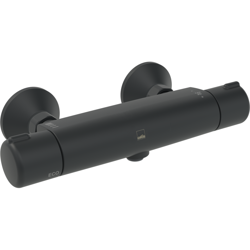 Bateria natryskowa czarny matowy termostatyczna Nova ORAS 7460U-33