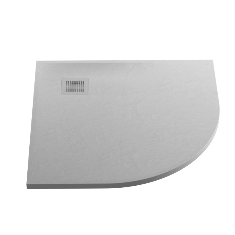 Brodzik półokrągły szary MORI 90x90x3 NEW TRENDY B-0473