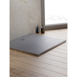 Brodzik kwadratowy szary MORI 90x90x3 NEW TRENDY B-0395