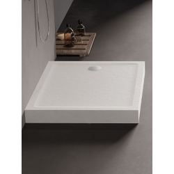 Brodzik prostokątny biały MILD STONE 70x90x11.5 NEW TRENDY B-0523