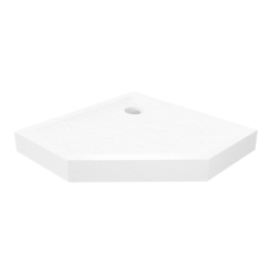 Brodzik pięciokątny biały MILD STONE 80x80x11.5 NEW TRENDY B-0518