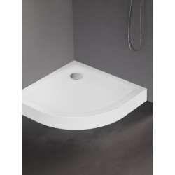 Brodzik półokrągły biały MILD 90x90x11.5 NEW TRENDY B-0601