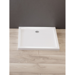 Brodzik kwadratowy biały CANTARE 80x80x6 NEW TRENDY B-0136