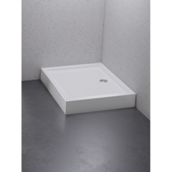 Brodzik prostokątny biały CANTARE 100x80x15.5 NEW TRENDY B-0265