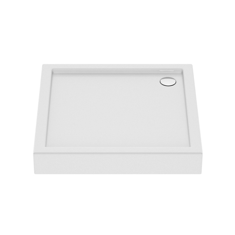 Brodzik kwadratowy biały COLUMBUS 100x100x14 NEW TRENDY B-0127