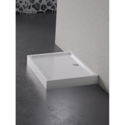 Brodzik prostokątny biały COLUMBUS 100x80x14 NEW TRENDY B-0104