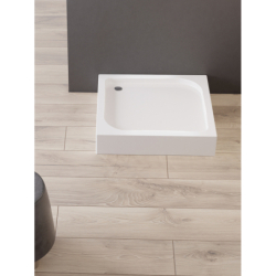 Brodzik kwadratowy biały DOMIO 90x90x16 NEW TRENDY B-0348