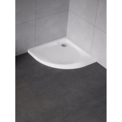 Brodzik półokrągły biały CANTARE 80x80x6 NEW TRENDY B-0159