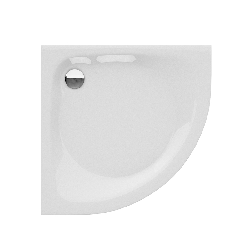 Brodzik półokrągły biały CANTARE 90x90x6 NEW TRENDY B-0160