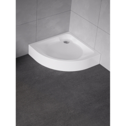 Brodzik półokrągły biały CANTARE 90x90x18.5 NEW TRENDY B-0228