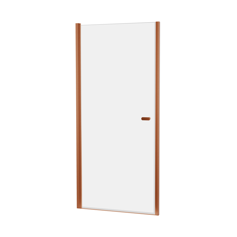Drzwi wnękowe NEW SOLEO COPPER BRUSHED 100x195 szkło 6 mm NEW TRENDY D-0492A