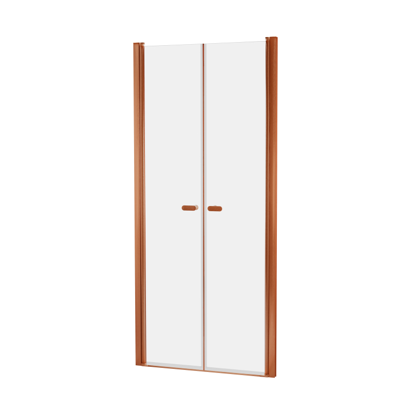 Drzwi wnękowe NEW SOLEO COPPER BRUSHED 100x195 szkło 6 mm NEW TRENDY D-0496A