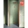 Drzwi wnękowe NEW SOLEO COPPER BRUSHED 70x195 szkło 6 mm NEW TRENDY D-0500A
