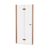 Drzwi wnękowe NEW SOLEO COPPER BRUSHED 80x195 szkło 6 mm NEW TRENDY D-0501A