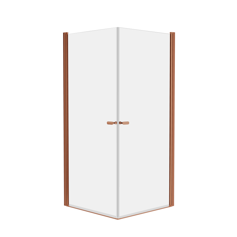 Kabina prysznicowa NEW SOLEO COPPER BRUSHED 90x100x195 szkło 6 mm NEW TRENDY K-2015