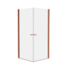 Kabina prysznicowa NEW SOLEO COPPER BRUSHED 90x100x195 szkło 6 mm NEW TRENDY K-2015