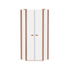 Kabina prysznicowa NEW SOLEO COPPER BRUSHED 90x110x195 szkło 6 mm NEW TRENDY K-2019