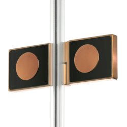 Kabina prysznicowa NEW SOLEO COPPER BRUSHED 90x70x195 szkło 6 mm NEW TRENDY K-2039